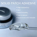 Vinimay Solid Nail Tips Glue Gel Long-Lasting Adhesive UV Gel for Nail Tips Non-flowing clear Tips Nail Gel