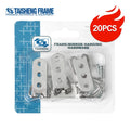 20PCS TS-K008 Taisheng Frame Iron D Ring Hanger Set with Photo Frame Hooks
