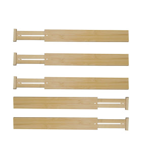 Holder Tool Separator Trays Spice Cutlery Expandable Bamboo Organizer Adjustable Kitchen Drawer Dividers