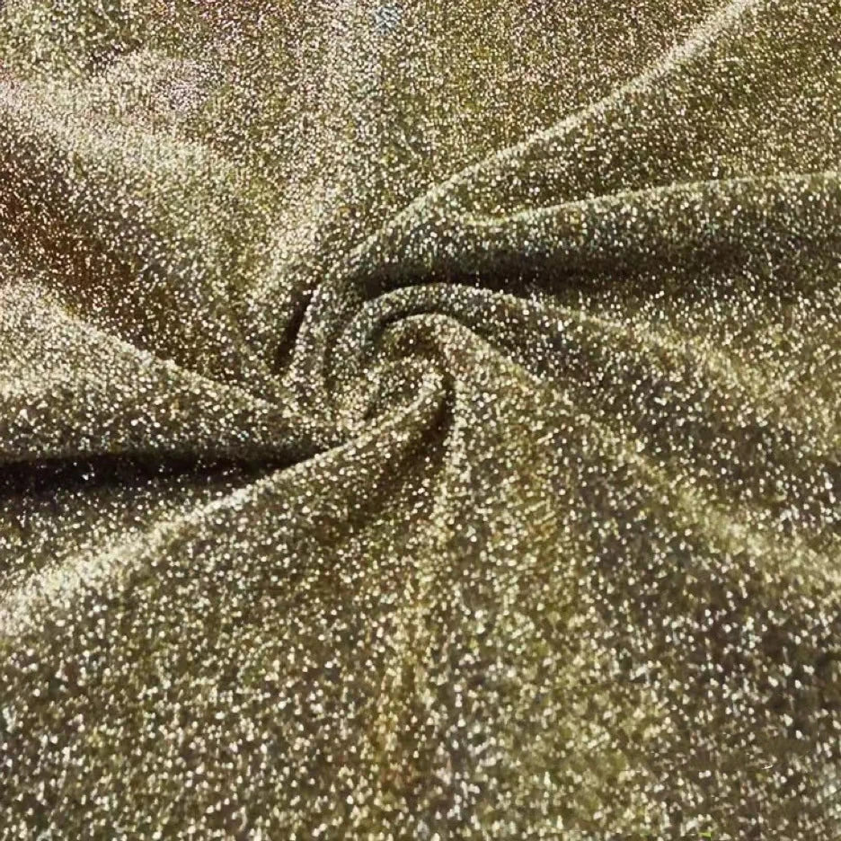 Knitted Polyester Lurex Silver Metallic Jacquard Plaid Dyed Fabric Custom Elastic Stretch Tinsel Thread for T-Shirt Upholstery