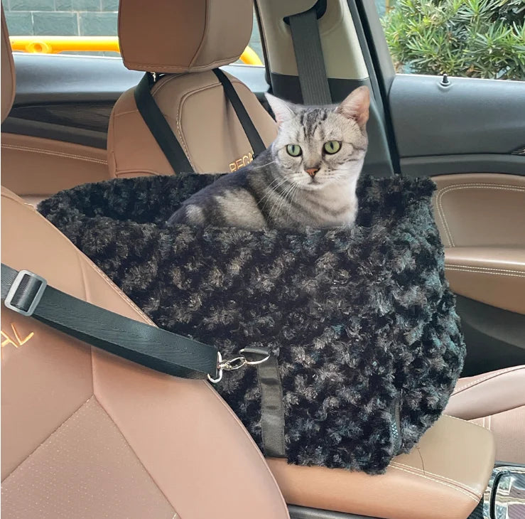 Dog Car Seat Prevent Wandering Warm Pet Carriers Small Cat Dog Car Seat for Small Dogs