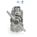 360 Degree High Pressure Large Tanks Industrial Washing Nozzle 3D Rotating Tank Washing Jet Head Tank Cleaning Nozzle