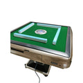 Wholesale Queyue Luxury Plastic Automatic Mahjong Table Strong Folding Metal Legs Professional Quality Custom Size for Casino