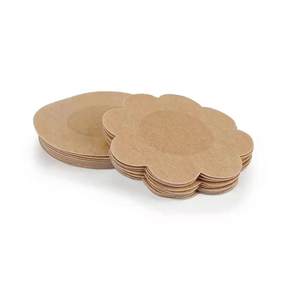 Disposable Invisible Breast Pasty Disposable Boob Tape and Nipple Pad Sexy Pasties Silicone Nipple Cover for Women Reusable
