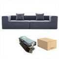 Union Win Tanzuo Seater L Shape Modular Massage Sofa Bed Frameless Set Lazy Compressed Furniture