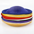 European American DIY Tie Dye Accessories Customized Imported Flax Hat Embryo for Bridal Celebrity Banquet Casual Beach Scene
