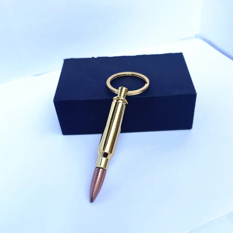 Custom Gift Metal Keychain Bullet Bottle Opener Key Ring Beer Keychain Bottle Opener