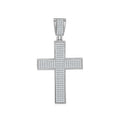 Classic Luxury Moissanite Jewelry 925 Sterling Silver Cross Moissanite Gemstone Pendants for Necklace