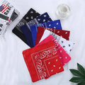 Wholesale High Grade Polyester Paisley Flower Custom Design 55x55cm Sean Brand Hip Hop Outdoor Riding Bandana Hijab for Sale