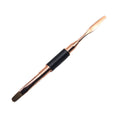2 in 1 Nail Tools Nylon Hair Builder Poly Gel Brush Metal Handle Rose Gold pink Dual Ended Nail Art Brush Set