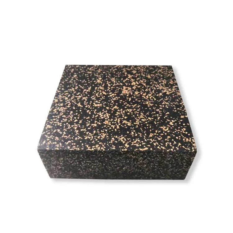 Factory Customized 12 High Density Soft Rubber Damping Tiles Anti-Slip Sound Insulation Tiles for Pub KTV Ground Gym