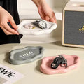 Simple Fashion Ceramic Jewelry Dish Cloud Shaped Earrings Display Tray for Kitchen or Women's Gifts