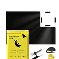 DIY 100% Blackout 420D Oxford Polyester Fabric Plain Woven Silver Black Coating Waterproof Portable Carry Bag Curtain Fabric