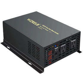 WZRELB 1500W Solar Inverter 48V/24V DC to AC 60Hz Single Phase 110V/220V/230V/240V 12V/36V Pure Sine Wave Converter