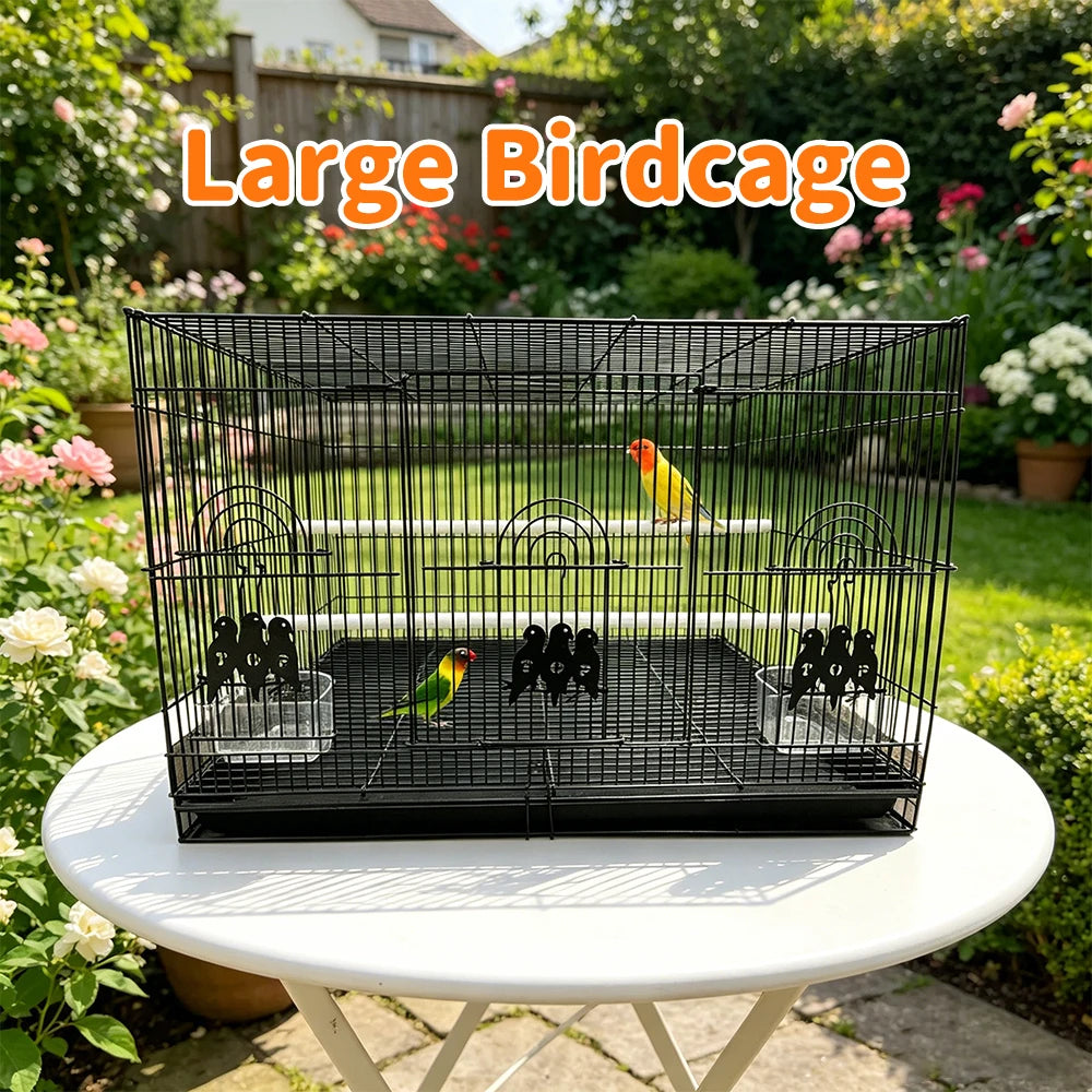 Iron Wire Foldable Canary Hanger Birds Live Finch Cage Background Bird Cage in China