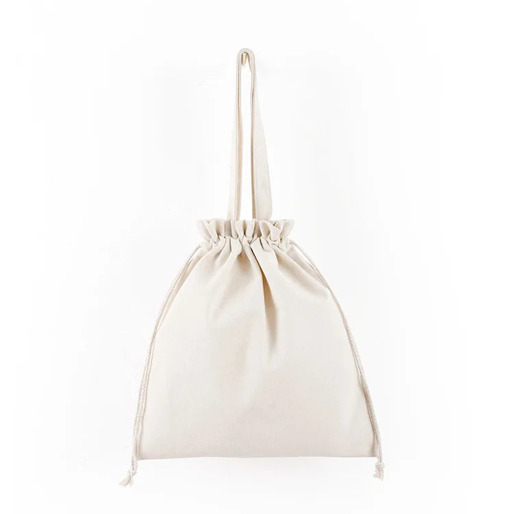 Hot Selling Cotton Drawstring Bag Black Drawstring Christmas Gift Bag Drawstring Bag Canvas