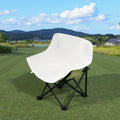 Portable Foldable Children's Moon Chair for Outdoor Activities Comfortable Leisure Camping Picnic Chair for Park Use