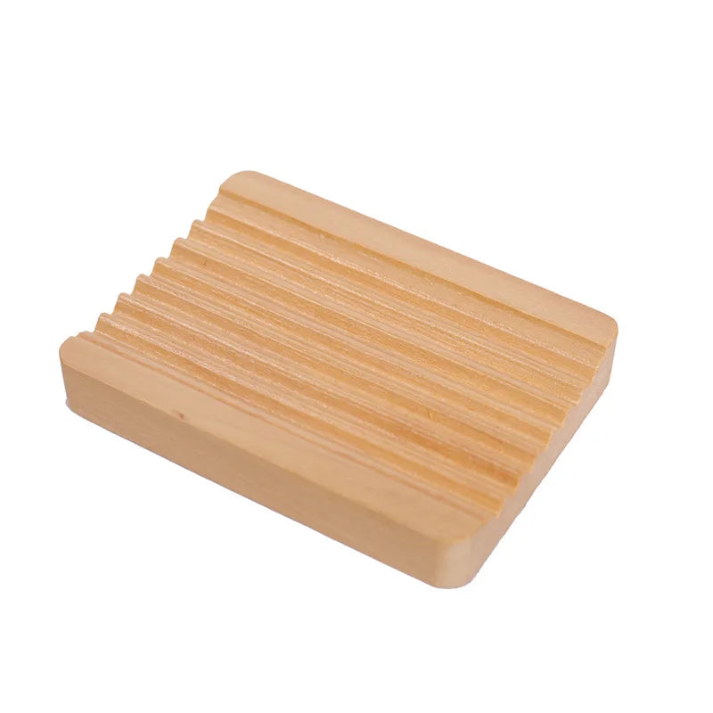 Bath Shower Soap Holder Beech Wood Soap Dish for Shower  Sink Soap Dishes for Bathroom