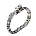 New Vintage Hiphop Manly Strong Powerful Dragon Scale Retro Thai S925 925 Sterling Silver Thick Chain Man Bracelet for Men