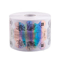 Custom butterfly Private Label Paper Extension Nail Forms 100/300pcs