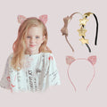 Kids Pink Glitter Head Band Children Headbands Plastic Alice Band Hair Accessories Girl Headbands Hair Bands for Girls Kids