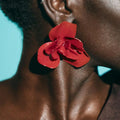 Jewelry Manufacturer China Dangle Earrings for Women Hoop Flower Earrings