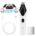Modern Rechargeable Pet Nail Grinder Dog Nail Painless USB Electric Stainless Steel Cat Paws Nail Cutter Grooming Trimmer