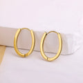 Custom Jewelry Earrings Minimalist Stainless Steel Waterproof Small Hoop Huggies Hoop Earrings