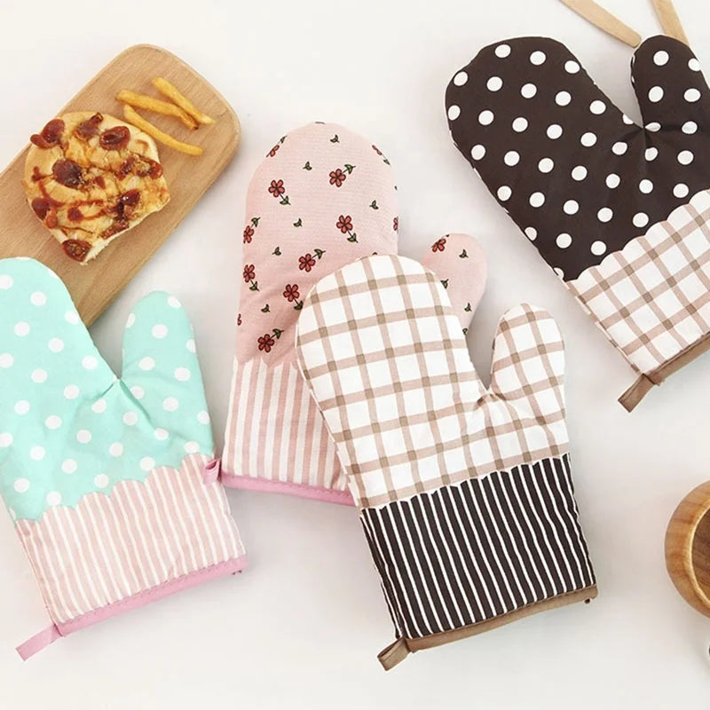 AK 1Pcs Hot Oven Mitts Baking Anti-Hot Baking Gloves Pad Oven Microwave Insulation Mat Baking Kitchen Tools