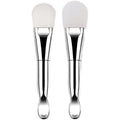 Synthetic Hair Mask Brush Massage Blending Foundation Beauty Brush Custom Wholesale Popular Double-headed Silicone 10 Pcs