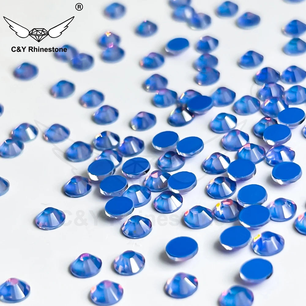 CY Y12 Wholesale Flatback Cristal Colorful AB Rhinestones Bulk Crystal Glass Neon Loose Rhinestone