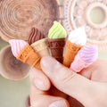 Eco-Friendly Resin Ice Cream Cone Popsicle Cabochon Flatback Slime Filler for Kid's DIY Mobile Phone Keychain Decor Craft