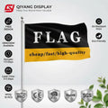 Hot Sale 90x150cm 100% Polyester Flag Custom 3x5 Outdoor Promotion Silk Screen Printing logo Big Large Double-sided Custom Flag