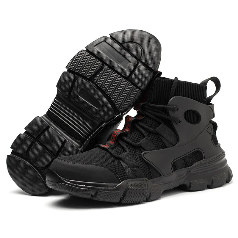 DianSen New Lightweight Customized logo Safety Shoes Steel Toe Shoes OEM Safety Work Boots Zapatos De Seguridad