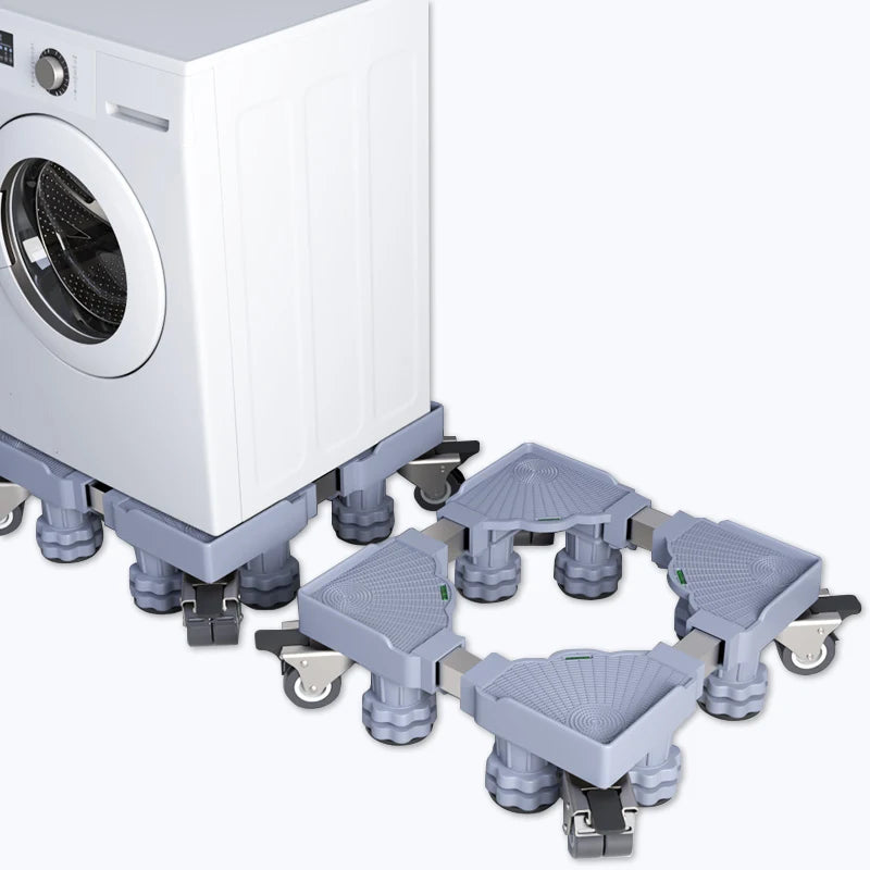Multifunction Multi-leg Washing Machine Trolley Base Stand Movable Adjustable Refrigerator Stand Underframe