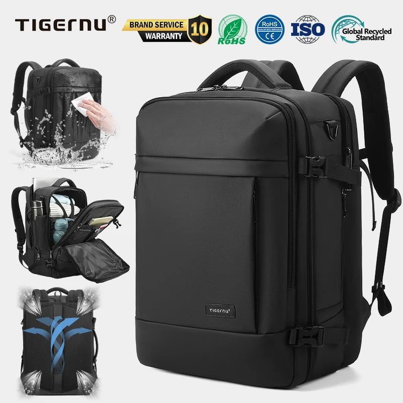 Wholesale Large Capacity Multifunctional 15.6 Inch Nylon Boarding Simple Fashion Business Commuter Outdoor Universal Backpack