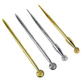 Desk Pen Funnel Base Metal Desktop Pen Pencil Holder Stand Set for Home Office Hotel