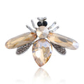 Fashionable Crystal Insect Brooch Pin Acrylic Bee Brooches Men Kids' Party Decorations Wedding Gifts Alloy Also Use Bag