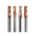 BKEA HRC55 CNC Tools D12*45*D12*100L Tungsten Carbide Flat End Mill Square End Mill 4 Coating for Steel Milling Cutter ODM OEM