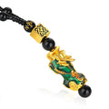 Gold Solid Pixiu Pendant Temperature-sensing Discoloration Fashion Necklace Jewelry