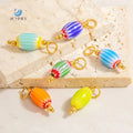 SUMMLY Trendy Wholesale Pendant 18K Gold Plated Stainless Steel Bikini DIY Charm Accessories Handmade Fashion Jewelry