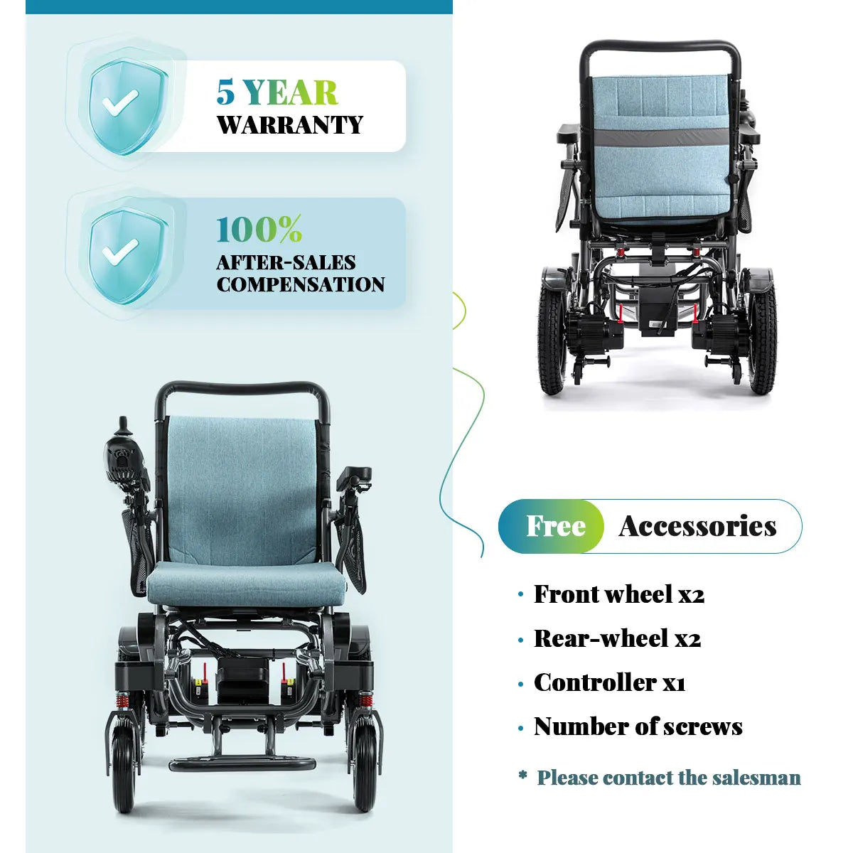 2026 High Performance Handicapped Portable Folding 4x4 Electric Wheelchair Price List Cerebral Palsy Wheelchair for Children