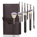 UUYP Luxury Synthetic Hair Makeup Brush Set Beauty Products for Women Makeup & Tools Foundation Makeup Brushes 10Pcs with Bag