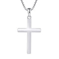 YH JEWELLERY Custom Size Classical Cross Jewelry 925 Sterling Silver Classic Cross Pendant Necklace foe women Men