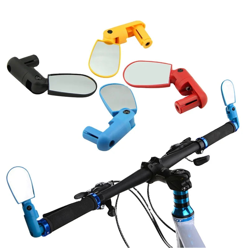 RTS Mini Adjustable Bike Rear View Mirror Color Cycling Equipment for Road Bicycles Mountain Bike Rear View Mirror