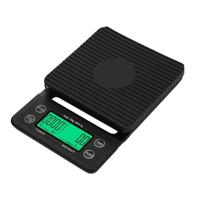 3KG/0.1G Household Food Coffee Scale Multifunction Kitchen Digital Scale with Timer MegaBDM