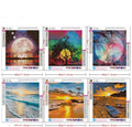 Customized Landscape 5D Diamond Painting Kit Tools Printed Full Drill Arts Craft for Wall Decor