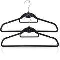 High End Light Luxury Household Plush Hangers with Hooks Non slip and Traceless Efficient Storage Hangers