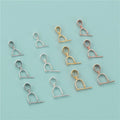 Basic 925 Sterling Silver Pinch Clip Bail Bead Pendant Connector for Handmade Pendant Jewelry Accessory