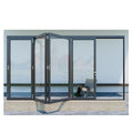 Born Factory Direct American Design Indoor Balcony Panoramic Left and Right Folding Aluminum Alloy Folding Window